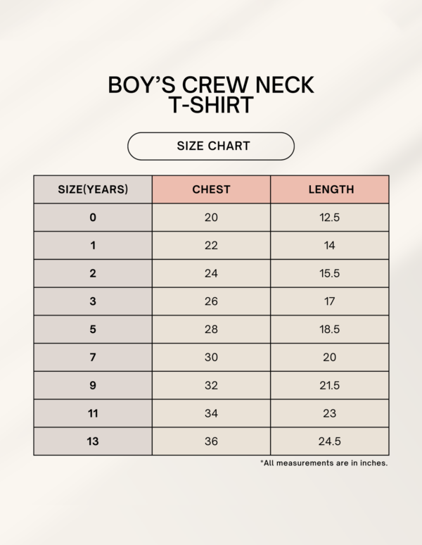 Boy's Crew Neck T-Shirt - Image 7