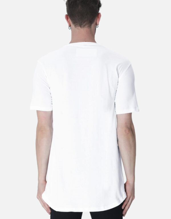 Men's Longline Curved Tee - Image 4