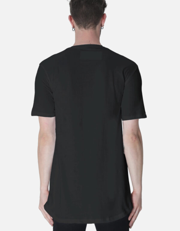 Men's Longline Curved Tee - Image 2