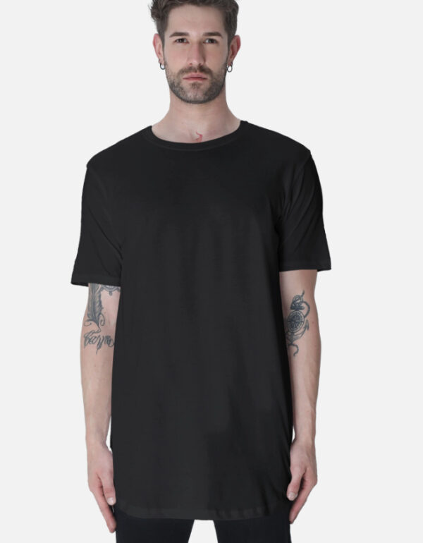 Men's Longline Curved Tee