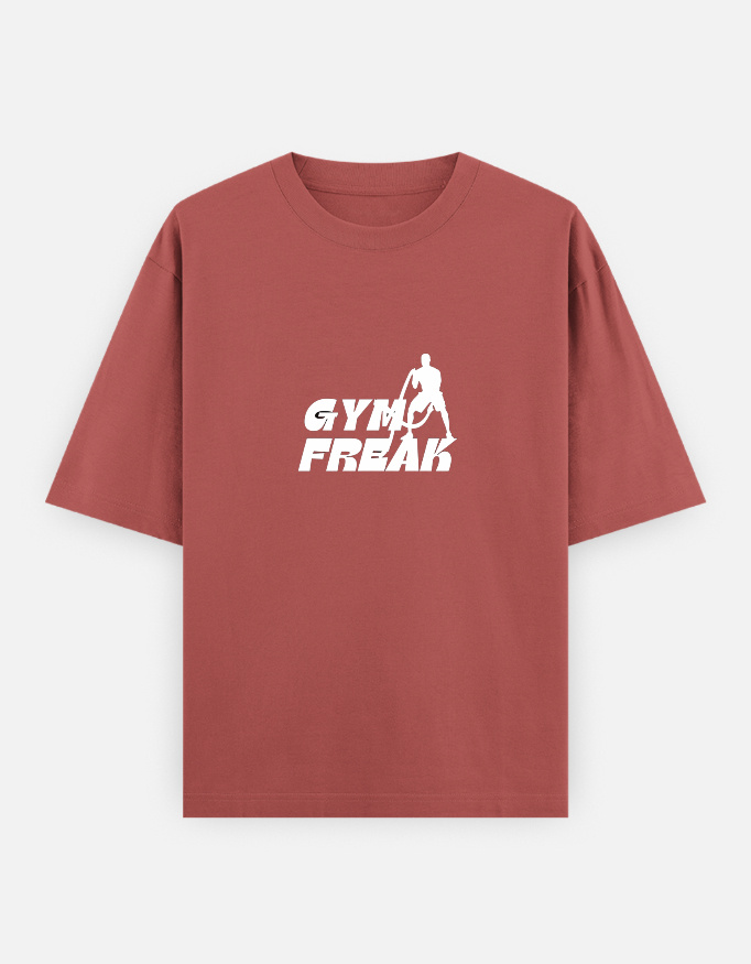 Gym Freak Oversized Printed Tee